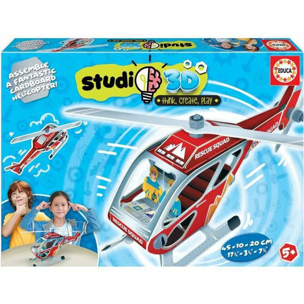 Puzzle Educa Helicopter 3D (14 Pieces) (18 Units)