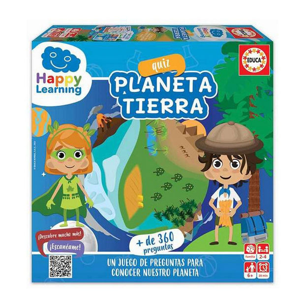 Educational Game Educa Happy Learning Quiz La Tierra 117 Pieces