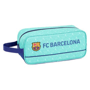 Schuhtasche für die Reise F.C. Barcelona türkis (34 x 15 x 14 cm)