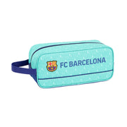 Schuhtasche für die Reise F.C. Barcelona türkis (34 x 15 x 14 cm)