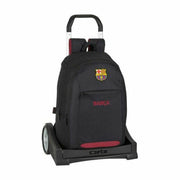 School Rucksack with Wheels Evolution F.C. Barcelona Black