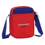 Shoulder Bag Atlético Madrid Neptuno Blue Red White (16 x 22 x 6 cm)