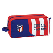 Schuhtasche für die Reise Atlético Madrid Blau Rot Weiß (34 x 15 x 18 cm)