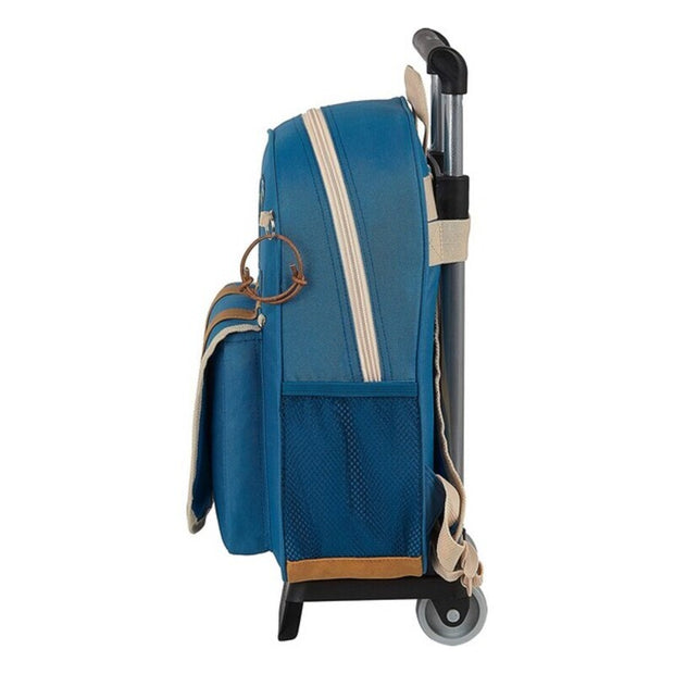 School Rucksack with Wheels 705 National Geographic Explorer (28 x 10 x 67 cm)