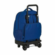 School Rucksack with Wheels Compact BlackFit8 Oxford Dark blue (33 x 45 x 22 cm)