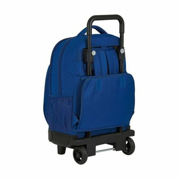 School Rucksack with Wheels Compact BlackFit8 Oxford Dark blue (33 x 45 x 22 cm)