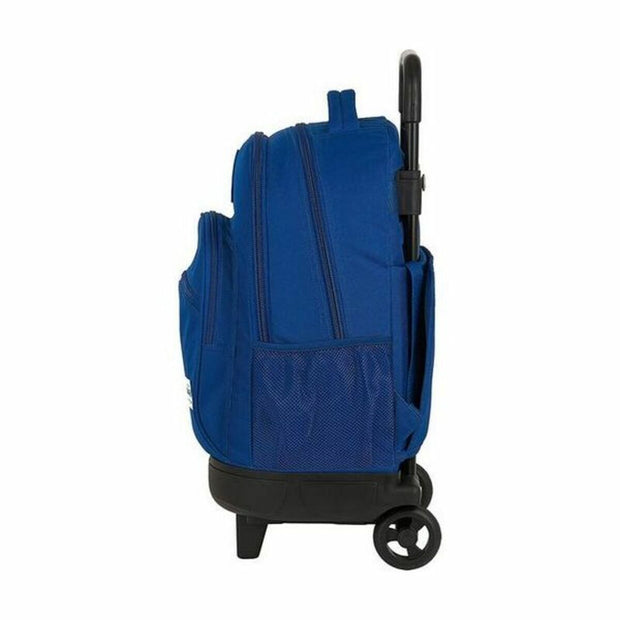 School Rucksack with Wheels Compact BlackFit8 Oxford Dark blue (33 x 45 x 22 cm)