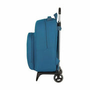 School Rucksack with Wheels 905 BlackFit8 Egeo Blue (32 x 42 x 15 cm)