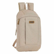 Casual Backpack Safta Beige