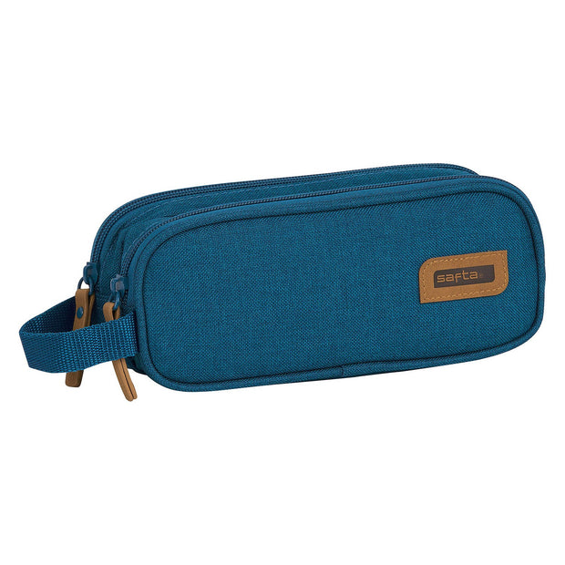 Double Carry-all Safta M513 Navy Blue (21 x 8 x 6 cm)