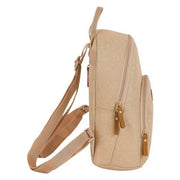 Backpack with Strings Safta Beige (25 x 30 x 13 cm)