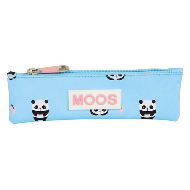 Holdall Moos Panda Light Blue (20 x 6 x 1 cm)