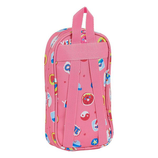 Pencil Case Backpack BlackFit8 Cute Pink (33 Pieces)