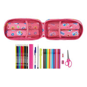 Pencil Case Backpack BlackFit8 Cute Pink (33 Pieces)