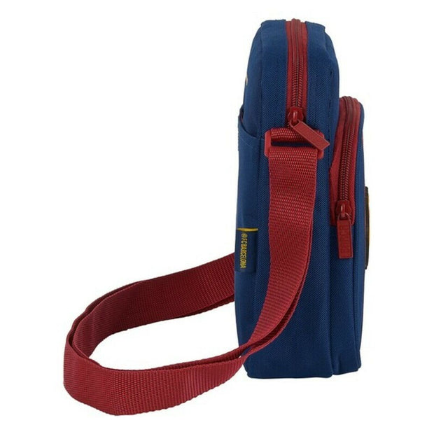 Shoulder Bag F.C. Barcelona 20/21 Maroon Navy Blue (16 x 22 x 6 cm)