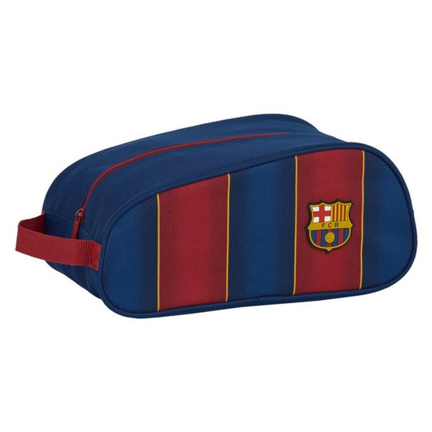 Schuhtasche für die Reise F.C. Barcelona Granatrot Marineblau (34 x 15 x 18 cm)