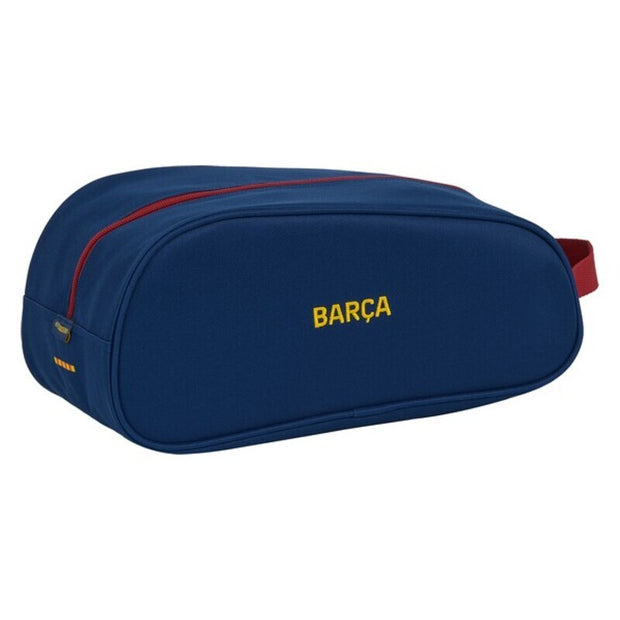 Schuhtasche für die Reise F.C. Barcelona Granatrot Marineblau (34 x 15 x 18 cm)