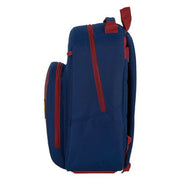 School Bag F.C. Barcelona Maroon Navy Blue