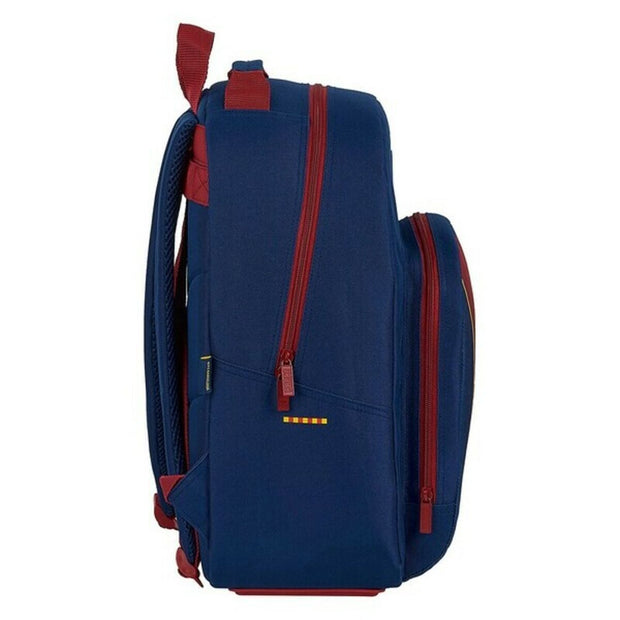 School Bag F.C. Barcelona Maroon Navy Blue