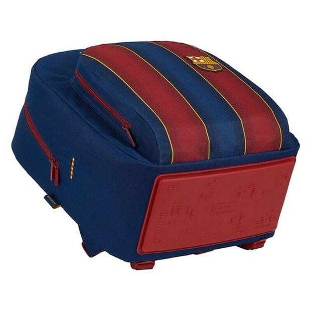 School Bag F.C. Barcelona Maroon Navy Blue