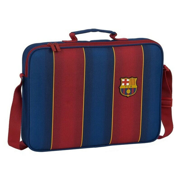 School Satchel F.C. Barcelona Maroon Navy Blue (38 x 28 x 6 cm)