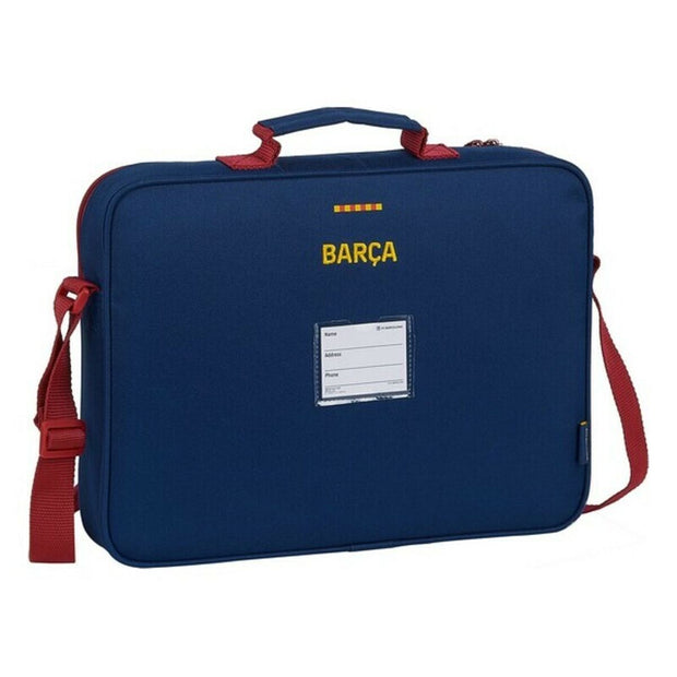 School Satchel F.C. Barcelona Maroon Navy Blue (38 x 28 x 6 cm)