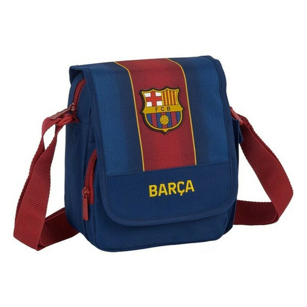 Shoulder Bag F.C. Barcelona 20/21 Maroon Navy Blue (17 x 21 x 6 cm)