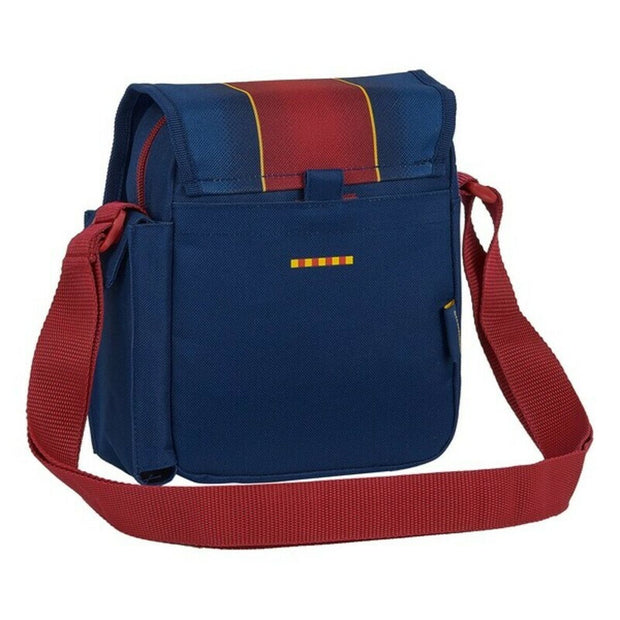 Shoulder Bag F.C. Barcelona 20/21 Maroon Navy Blue (17 x 21 x 6 cm)