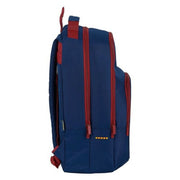 School Bag F.C. Barcelona Maroon Navy Blue