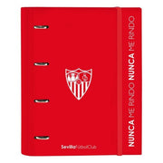 Ring binder Sevilla Fútbol Club 512056666 Red (27 x 32 x 3.5 cm)