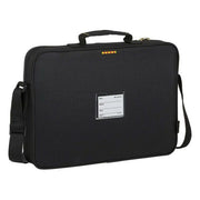 School Satchel F.C. Barcelona Black (38 x 28 x 6 cm)