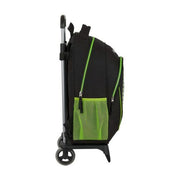 School Rucksack with Wheels 905 The Mandalorian Black Green