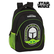 School Bag The Mandalorian Black Green