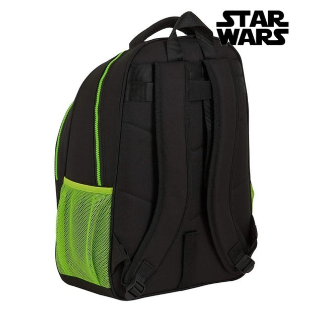 School Bag The Mandalorian Black Green