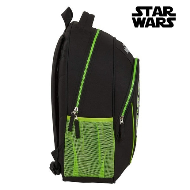 School Bag The Mandalorian Black Green