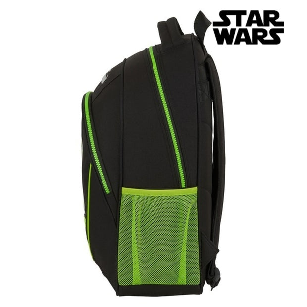 School Bag The Mandalorian Black Green