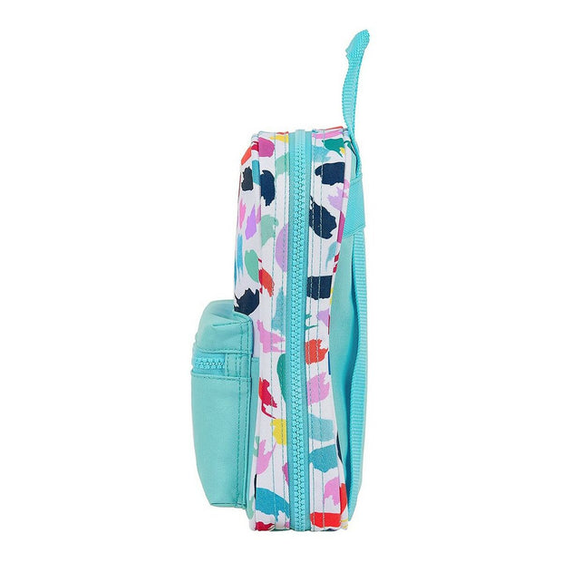 Backpack Pencil Case Benetton Painting Multicolour