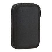 Triple Pencil Case BlackFit8 Topography Black Green (28 pcs)