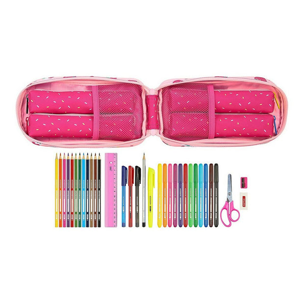 Backpack Pencil Case BlackFit8 Berry Brilliant Pink (33 Pieces)