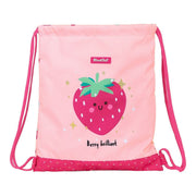 Backpack with Strings Berry Brilliant BlackFit8 M196A Pink