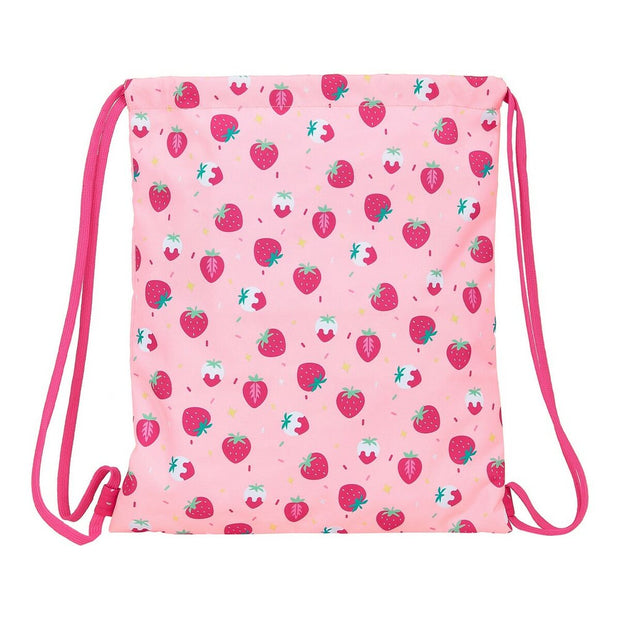 Backpack with Strings Berry Brilliant BlackFit8 M196A Pink