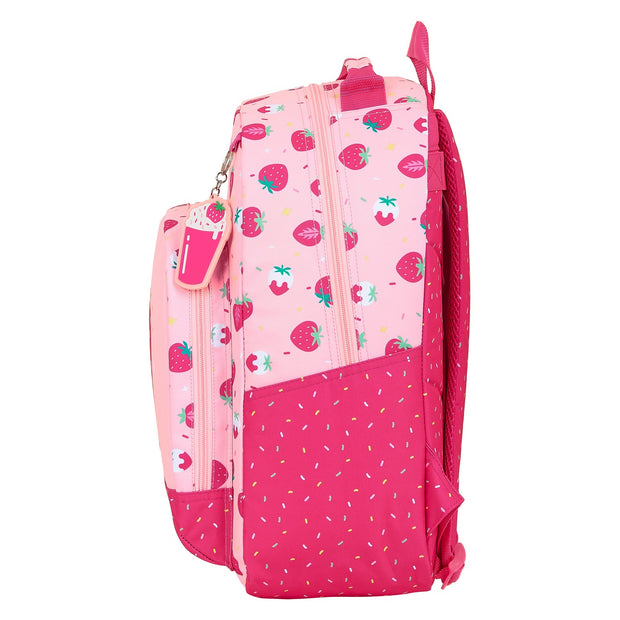 School Bag BlackFit8 Berry Brilliant Pink