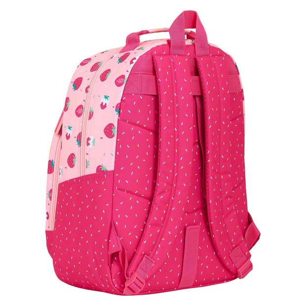 School Bag BlackFit8 Berry Brilliant Pink