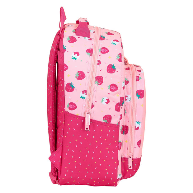 School Bag BlackFit8 Berry Brilliant Pink