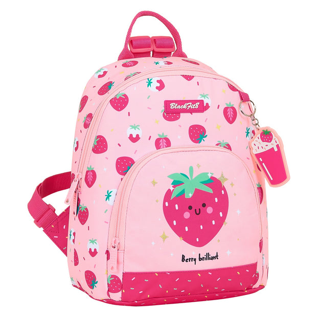 Casual Backpack BlackFit8 Berry Brilliant Pink (25 x 30 x 13 cm)