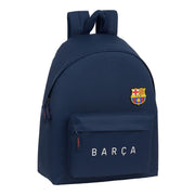 School Bag F.C. Barcelona Blau Navy Blue (33 x 42 x 15 cm)