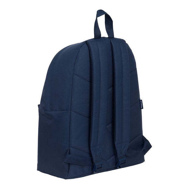 School Bag F.C. Barcelona Blau Navy Blue (33 x 42 x 15 cm)