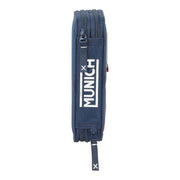 Triple Pencil Case Munich Spike Navy Blue (28 pcs)