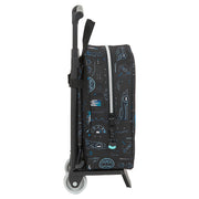 School Rucksack with Wheels Bat-Tech Batman M280 Black (22 x 28 x 10 cm)