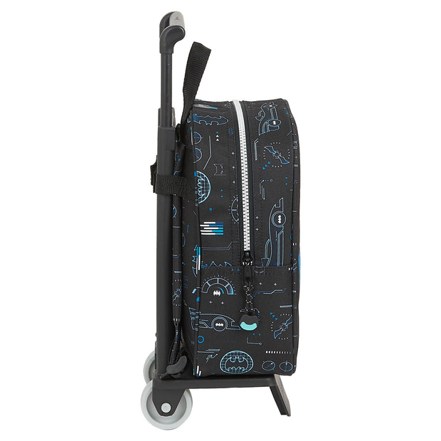 School Rucksack with Wheels Bat-Tech Batman M280 Black (22 x 28 x 10 cm)